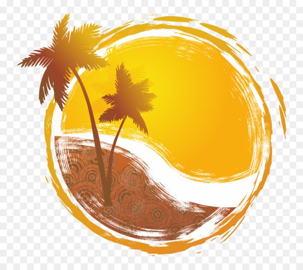 Лето на прозрачном фоне