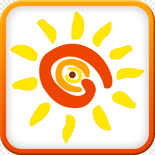 Логотип с изображением солнца