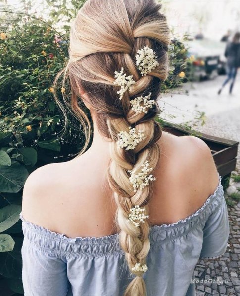 Летние прически на длинные волосы