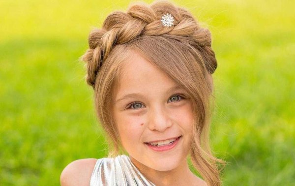 Косички на длинные волосы