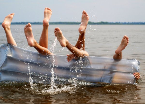 Смешное купание в море