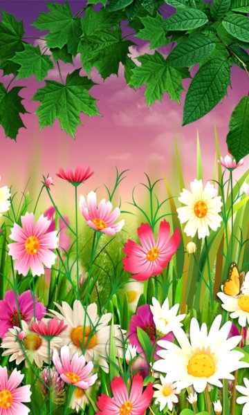 Красивый весенний фон