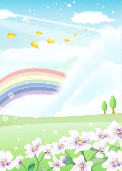 Природа с голубым небом