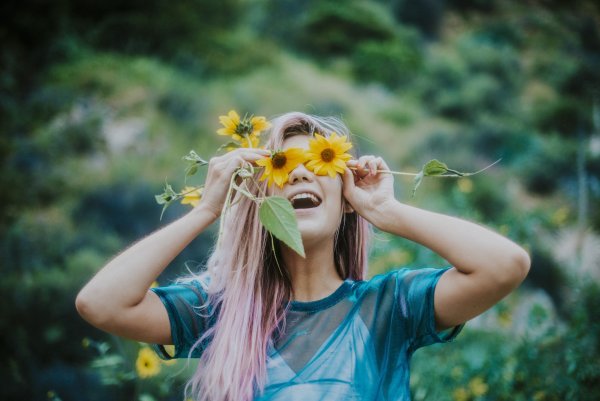 Девушка лето