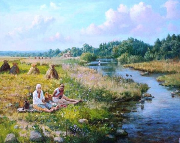 Художник Александр Болотов- летние пейзажи