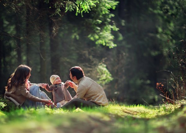 Семейная фотосессия в лесу