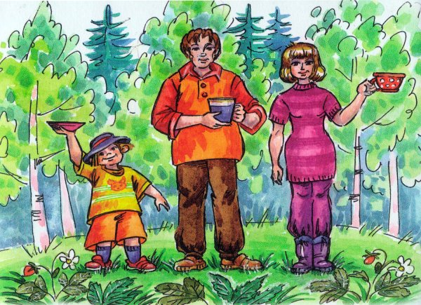 Боровичок в дудочке и кувшинчике