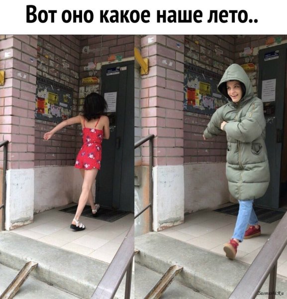 Приколы про Холодное лето