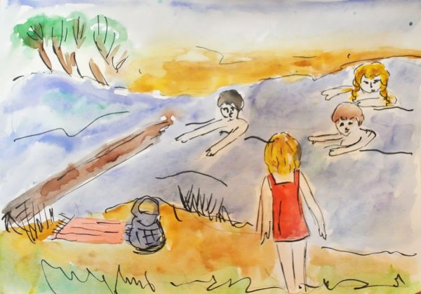 Летние каникулы рисунок