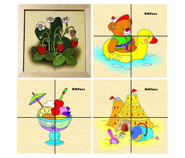 Летние разрезные картинки