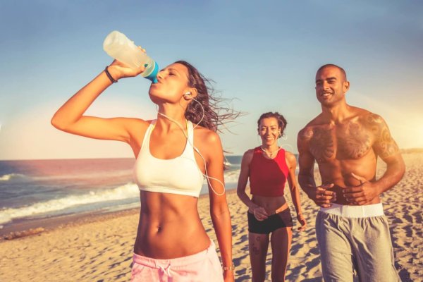 Фитнес на море