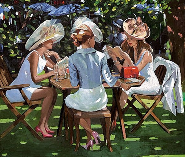 Живопись две подружки