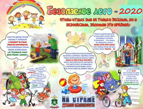 Безопасное лето для детей