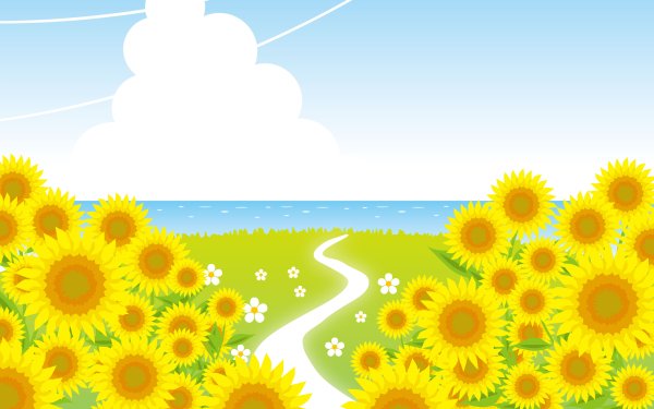 Пляж мультяшный