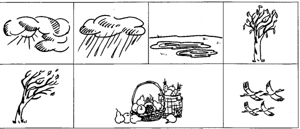 Признаки весны раскраска