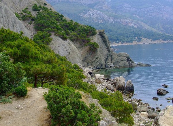Крым горы море