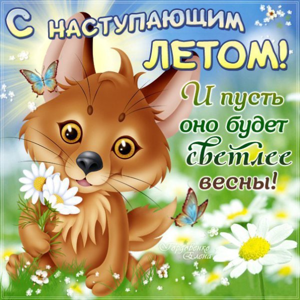 С наступающим летом