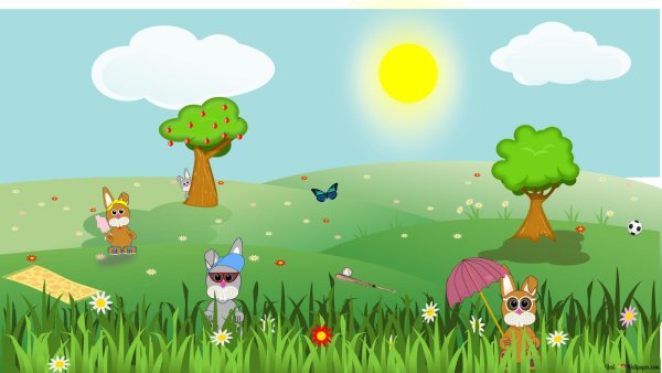 Весенняя Поляна для детей