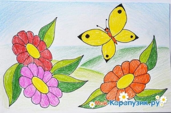 Рисунки на тему лето для срисовки