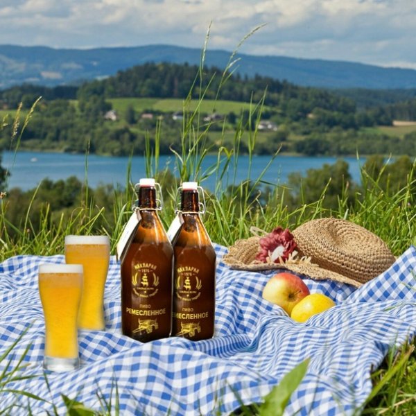 Пиво с цветами