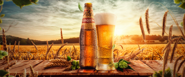 Разливное пиво на природе