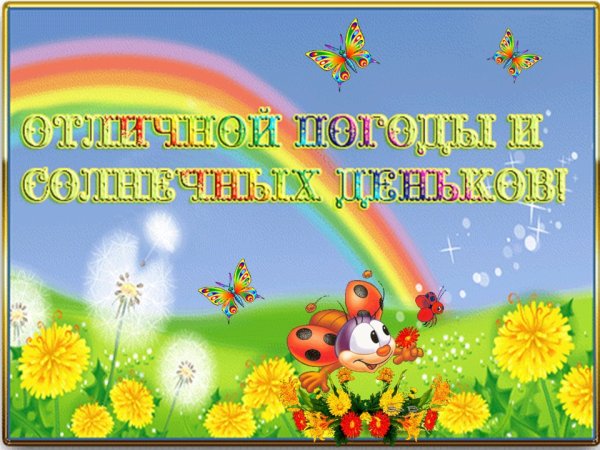 Веселых летних каникул