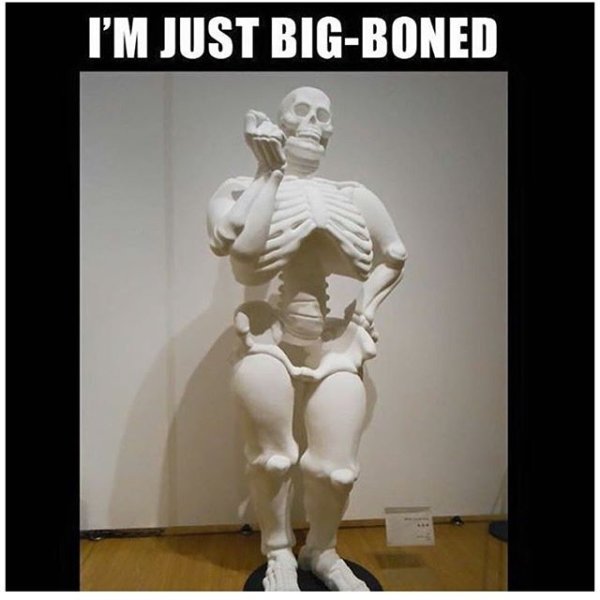 Широкая кость у девушки