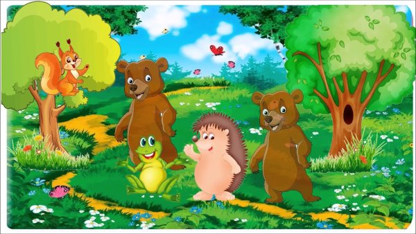 Лесные зверюшки для детей