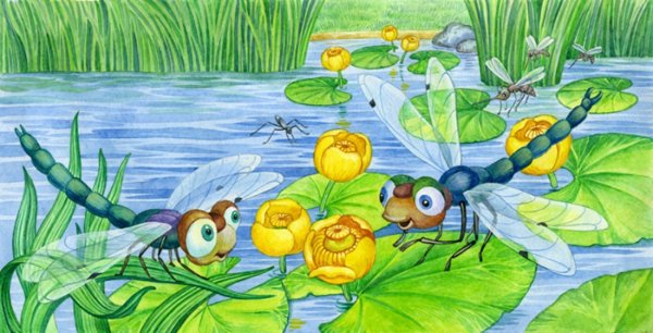 Насекомые летом для детей