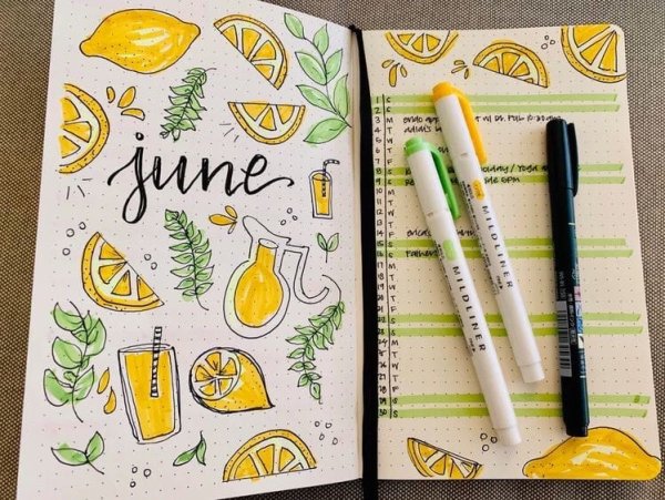 Летние идеи для ежедневника