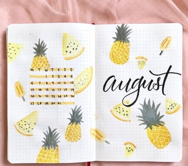 Летние идеи для ежедневника