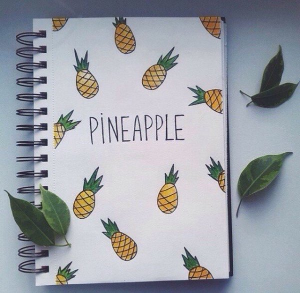Ананас для скетчбука