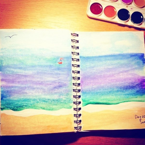 Идеи для летних рисунков легкие