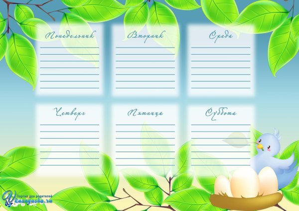 Расписание занятий