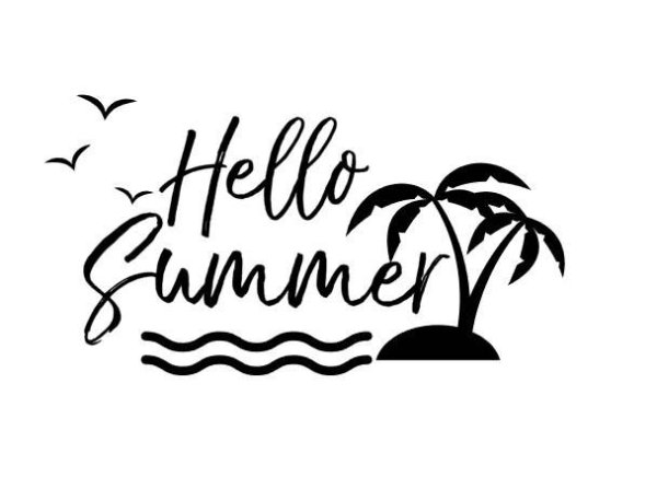 Лето надпись красивая