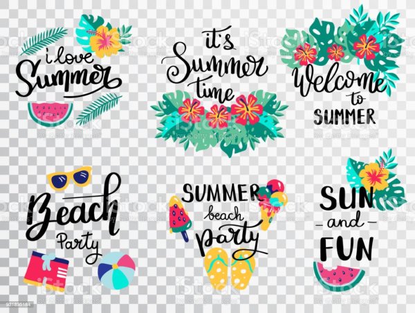 Summer надпись красиво