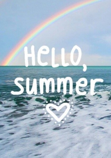 Hello Summer надпись