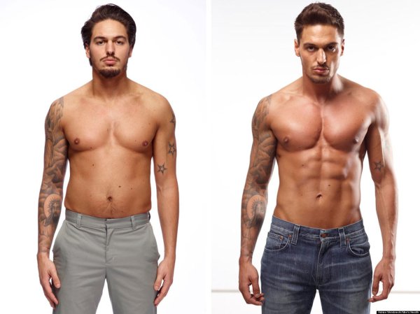 Худой и накаченный