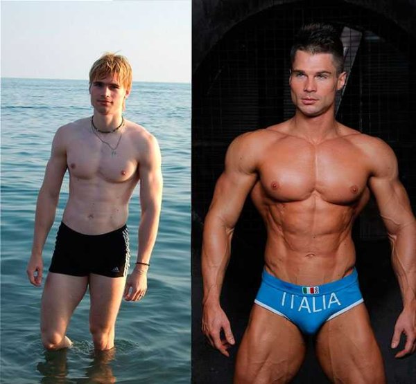 Накаченная спина мужская