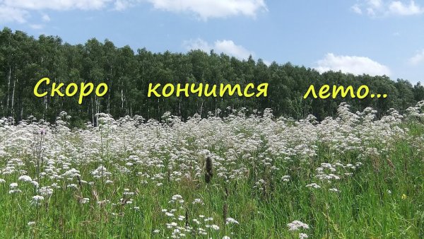 Лето скоро закончится