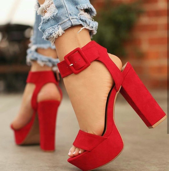 Лиловые туфли