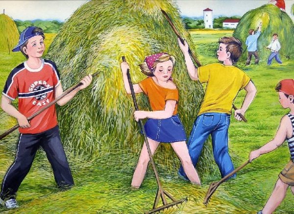 Лето карточки для детей