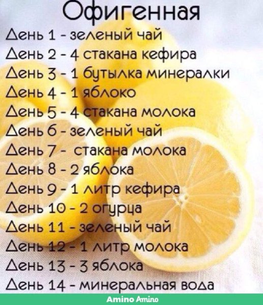 Диета офигенная