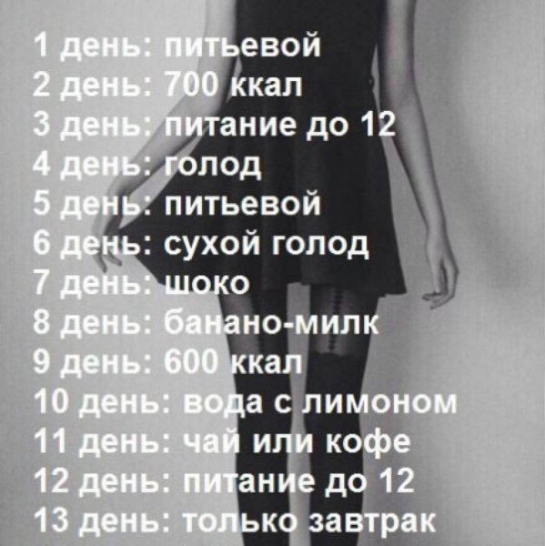 Питьевая диета