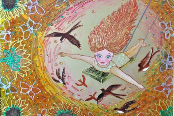 Рисунки детей на тему Прощай, лето