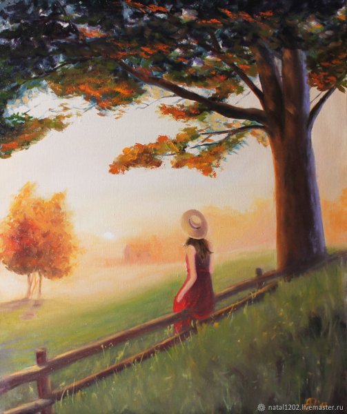 Уходит лето живопись