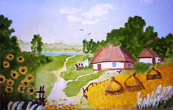 Рисунок на тему летние каникулы