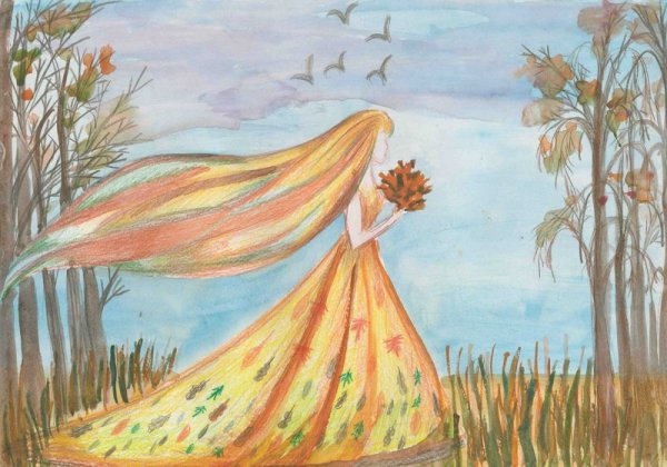 Рисование пейзажа карандашом для детей