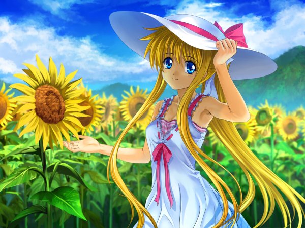 Аниме подсолнух