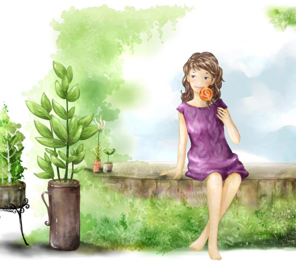 Нарисовать девушку